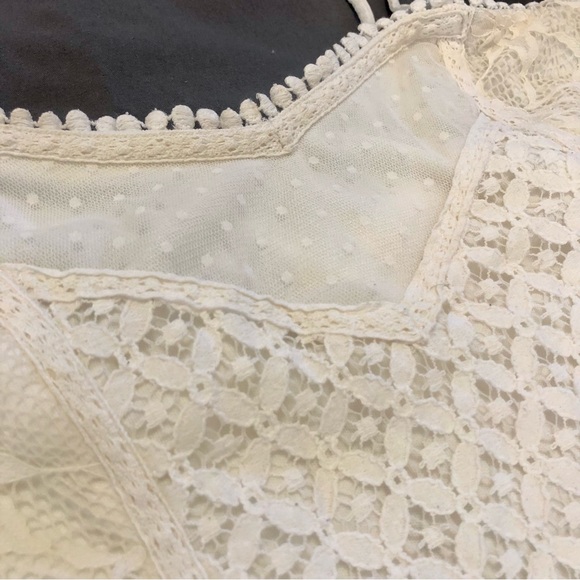 Xhilaration White Lace Sweetheart Medium Dress - Picture 15 of 16